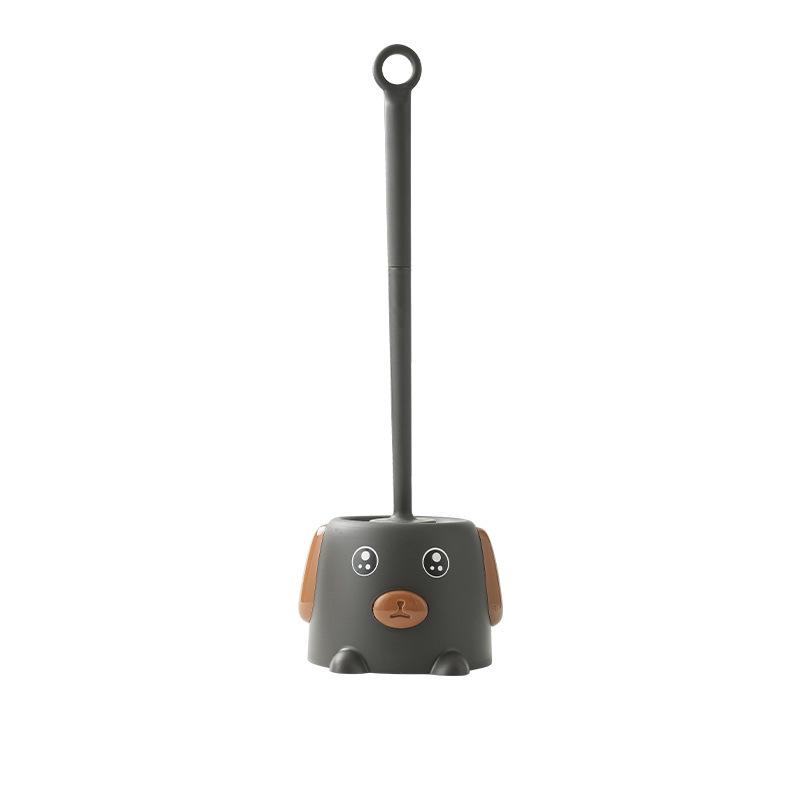 Brosse de toilettes murale avec couvercle de base pour un nettoyage facile