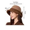 Fisherman Hat Women's Autumn Winter Wool Stitching Warm Hat