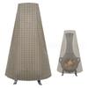 Chiminea Covers Waterproof Dust Prevention 210D Oxford Cloth Patio Chiminea   Pit Cover for Gardens Balconies