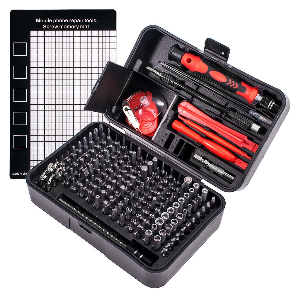 WEEKS 170-in-1 Mobile Phone Disassembly & Repair Tool Set - Multi-purpose S2 Steel Screwdriver Kit