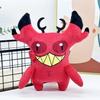 Gatto Maledetto Alastor Peluche Cartone Animato Hotel Cosplay Peluche Bambola Giocattoli di Peluche Oggetti di Scena Fantasy Regali di Natale Compleanno Mascotte Decorazione di Halloween
