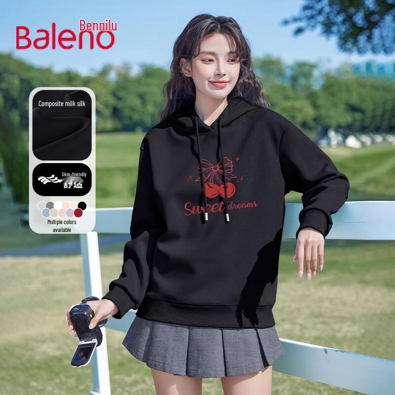 Baleno Women's Casual Long-Sleeve Hooded Sweatshirt