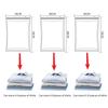 Travel Compress Bag Roll Up Space Saving Clothing Bag No Need for Vacuum Suitable for Hotel Self-service Laundry Home Use Waterproof Dustproof Pouch