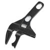 Aluminum Alloy Hand Tool Adjustable Wrench with 6-68mm Wide Opening Range for Plumbing and Washbasin Fastener Repairs