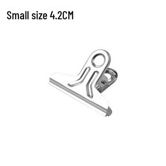 Stainless Steel Binder Clips - Strong Hold, Large, Long Tail Paper and File Organizers