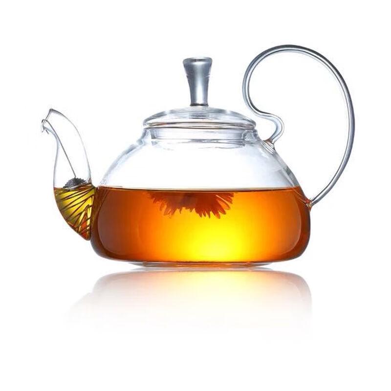 ZISIZ High Borosilicate Glass Teapot with Filter