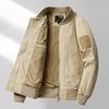 Men's Lightweight Cotton Baseball Jacket - Spring & Autumn Casual Fit