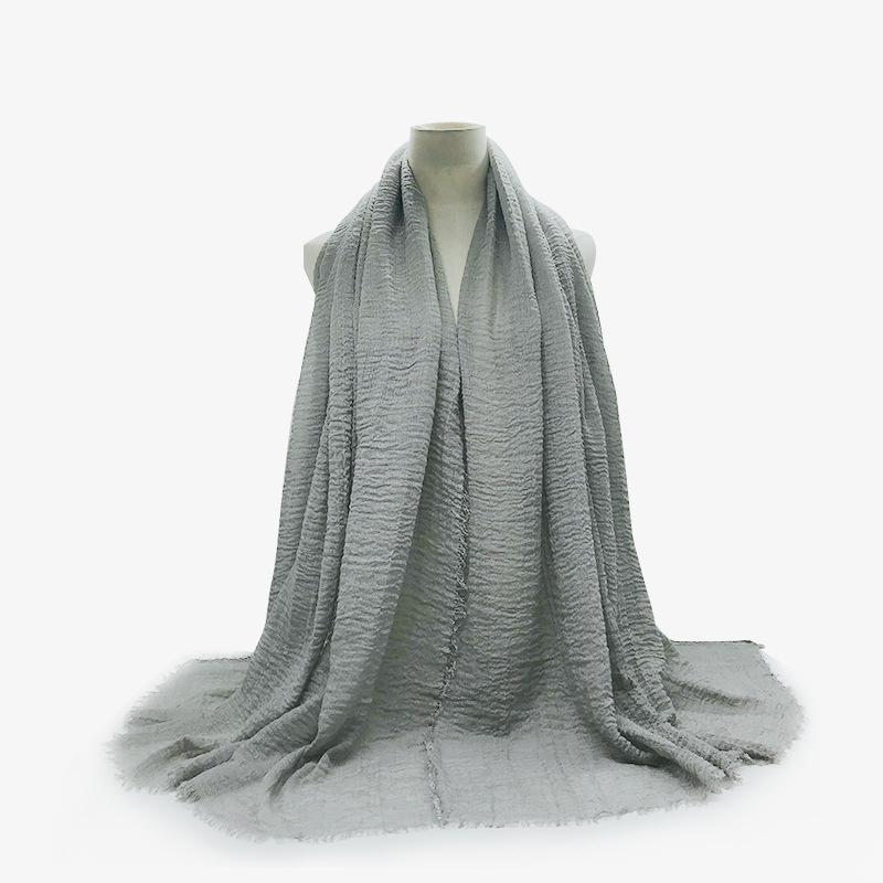 Women Cotton Linen Scarf Summer Girl Solid Color Sunscreen Thin Scarves Soft Shawl Foulard Viscose Spring Female Wrap Shawls New