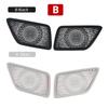 For Haval Jolion  2022 2023 Stainless Steel Car Front Air Vent Dashboard Outlet Frame Cover Trim Ring Stickers