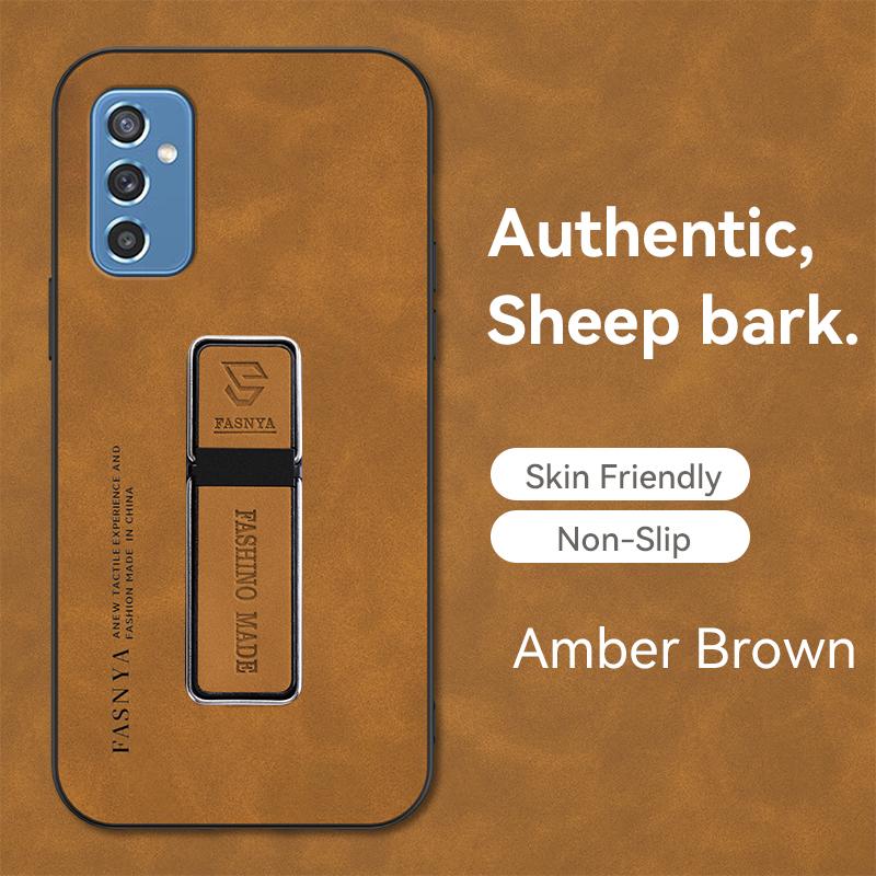 For Samsung Galaxy M52 5G Case Leather Magnetic Holder Phone Case For Sumsung M52 M 52 SM-M526BR/DS Shockproof Soft Back Cover