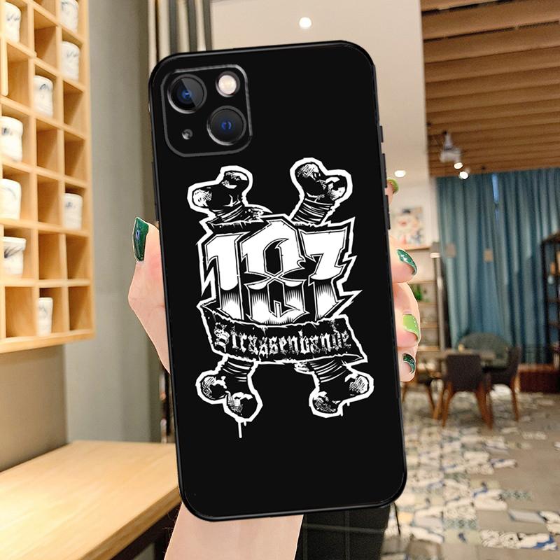 187 Strassenbande dėklas telefonui iPhone 16 17 Pro Max 14 13 12 11 15 Pro Max mini 15 16 Plus 16e 17 Air Cover