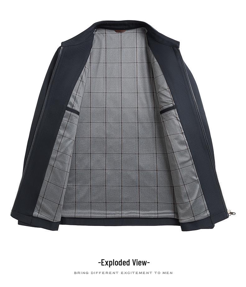 Executive Men's Lightweight Versatile Lapel Jacket