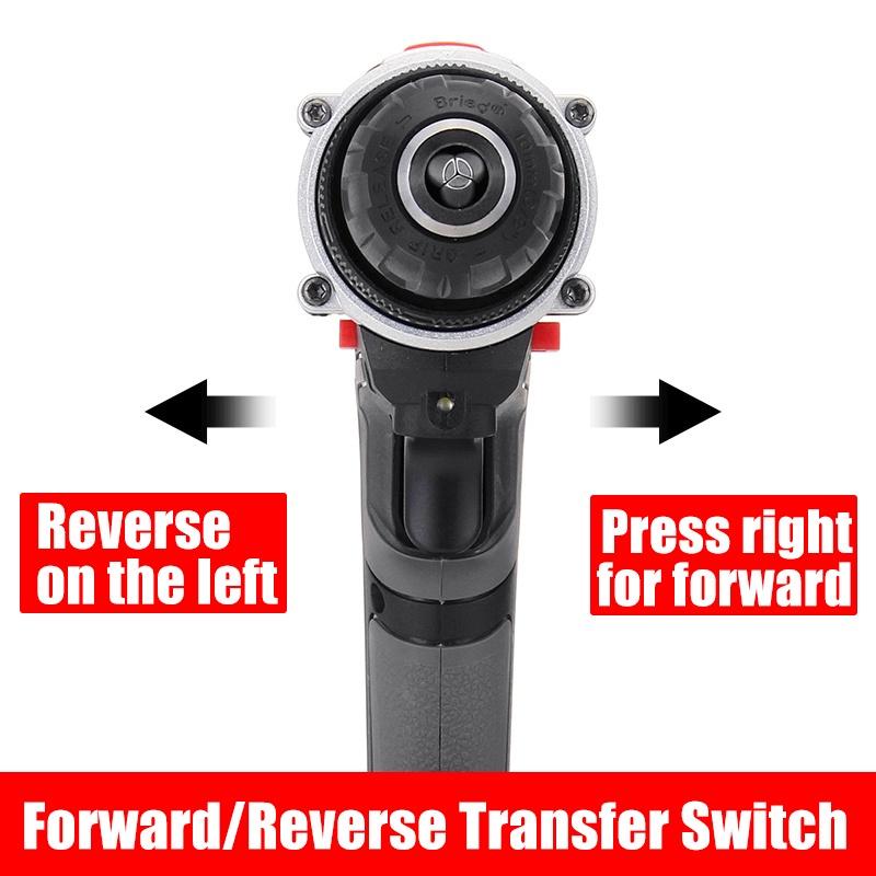 1/2 Battery Cordless Electric Drill Hammer Rechargeable Drill Woodworking 48V