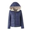 Wind New Casual Women's Coat Cotton-padded Women's Short Velvet Loose Hooded Cotton Jacket