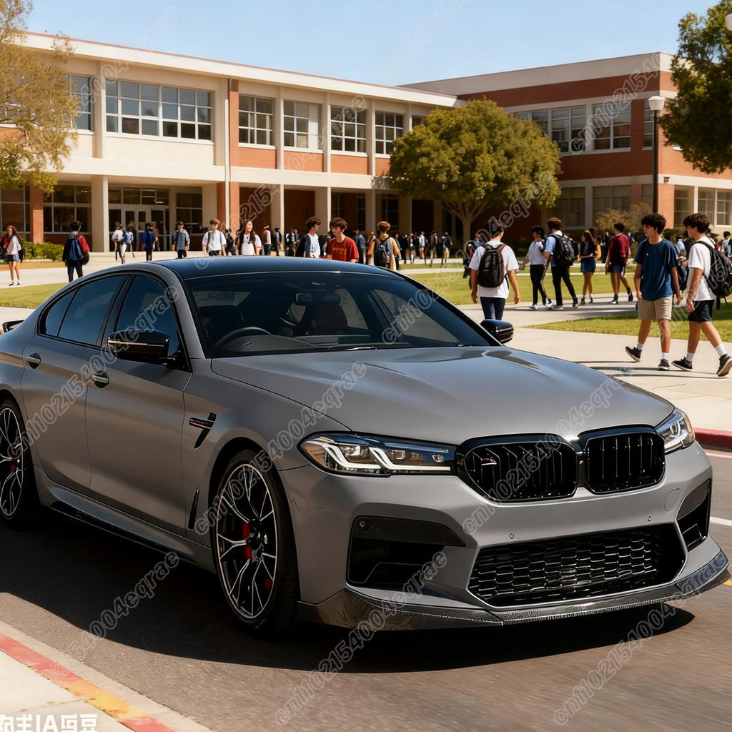 For BMW F90 M5 M5C LCI 2021 2022 2023 2024 2025 Performance Style Front Bumper Lip Spoiler Splitter Diffuser BodyKit Accessories