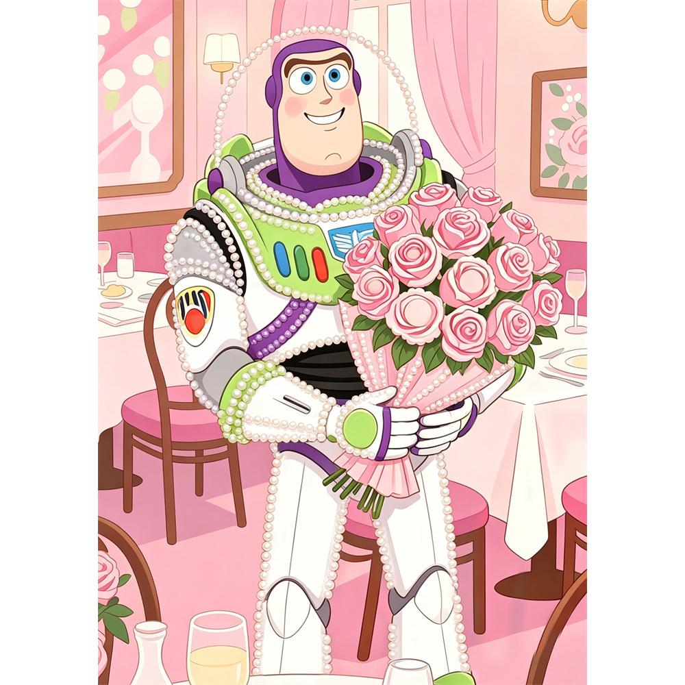 

Disney Pearl Painting Pearl Aesthetic Buzz Lightyear for Beginners and Adults, DIY Pearl Diamond Art Painting Kit for Home Wall Decor Gifts 30x40