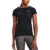 Under Armour Set In Sleeve T Shirt Women's Black 1328964-001