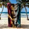 Bad Luck Joker Theme Beach Towel Soft Durable Quick-Dry Comfortable Lightweight Suitable for Sports, Travel, Swimming, Yoga, Bathroom, Beach, And Pool