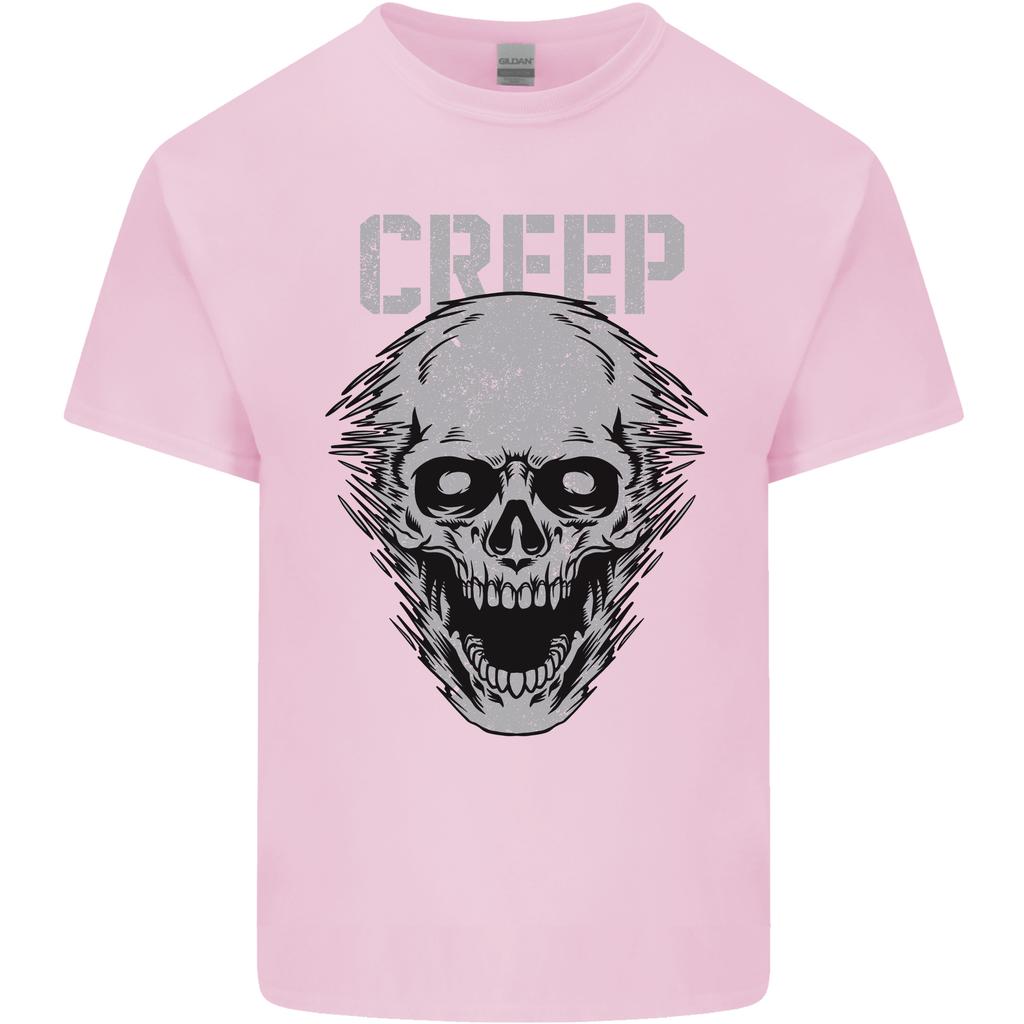 Creep HuUnisex Skull Gothic Rock Music Metal Unisexs Light Cotton TShirt