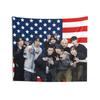 1 Stück Stray Kids Konzertbanner Rosa Amerikanische Flagge 8 Mitglieder Nehmen am Fan-Event teil Langlebige Heimwanddekoration