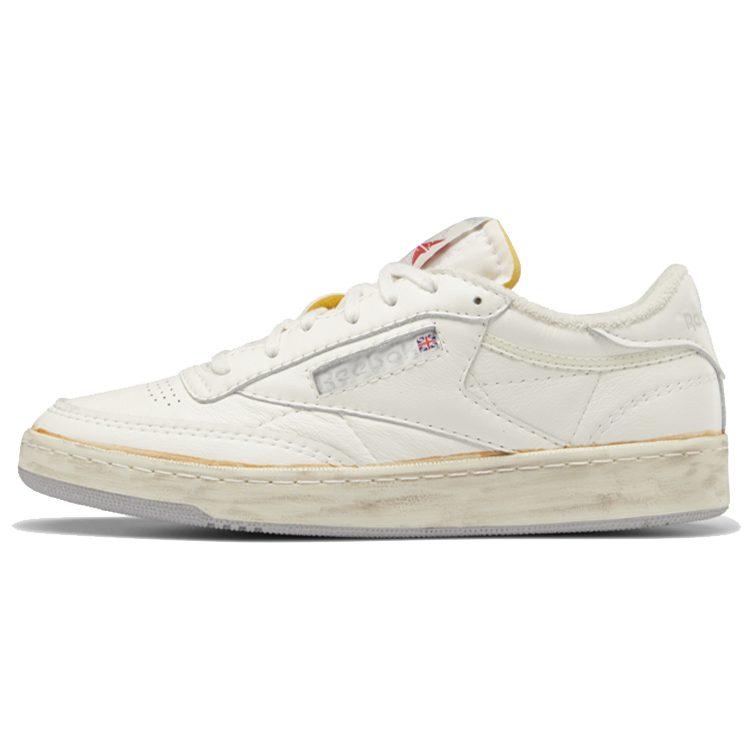 Reebok Club C Casual Skateboarding Shoes Unisex Beige GX8769