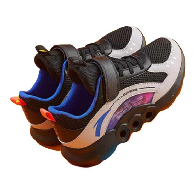 Anta Kids Energy Ring Sports Non-Slip Shock Absorbing Wear-Resistant Breathable Rebound Low-Top Running Shoes Kids Running Shoes A312135535-2