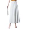 High Waisted Skirt Pants for Women In Plus Size Elastic Waistband Loose Fit Hanging Feeling Wide Legs Nine Point Swing Pants Mom Pants