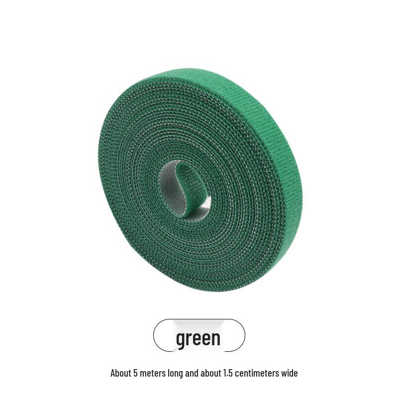 Strong Adhesive Hook and Loop Strap with Tearable Binding Buckle