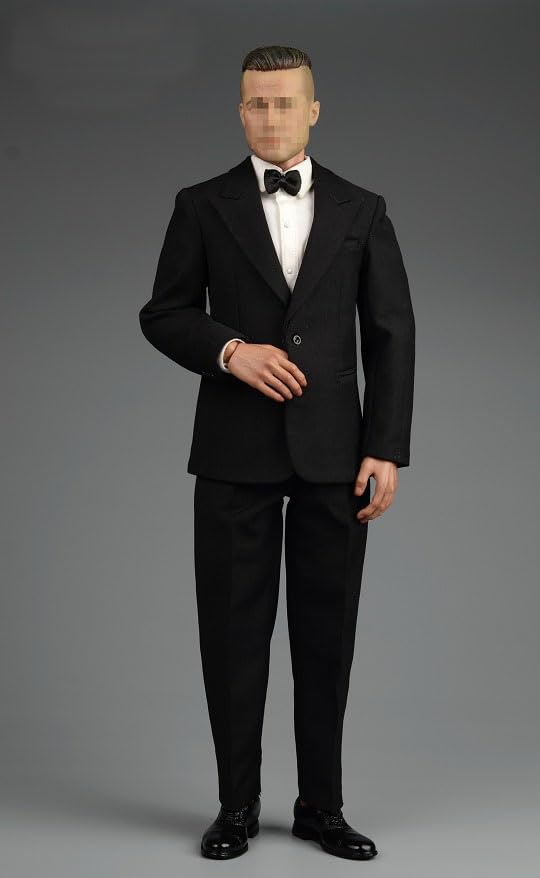 1/6 Scale Figure accessories/Men's Suit, Banquet Dress, Evening Dress (head and Body Not Included) Black
