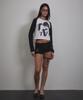 Bunteu Kiss Me Graphic Long Sleeve (Black)