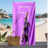 Cristiano Ronaldo Printed Beach Towel Quick Dry Soft TowelPortable Large Rectangular Beach Blanket for Travel Swimming Pool