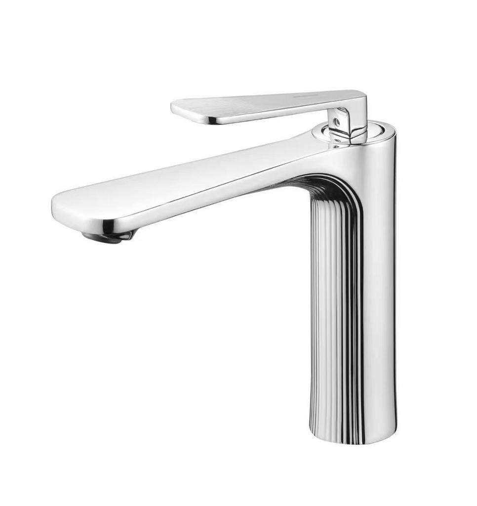 Modern Zinc Alloy Basin Faucet Hot Cold Single Handle Bathroom Sink Mixer Tap Chrome Gold Gunmetal Factory ODM