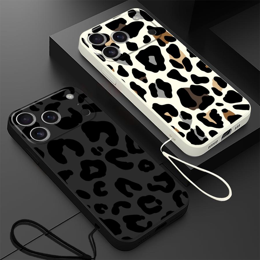 Phone Cover Case for Apple iPhone 17 Pro Max 12 Plus 16 11 XS XR 7 8 Air 15 13 Mini Leopard Art