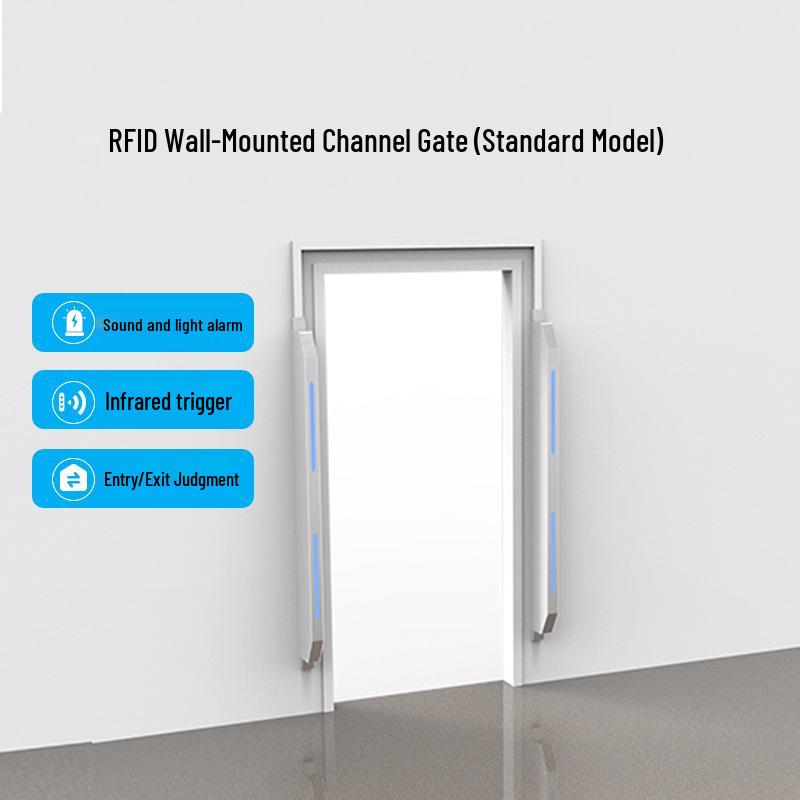 RFID UHF Barrier-Free Gate for Book Management, Meeting Sign-In, Personnel ID, and Anti-Theft Alarm.