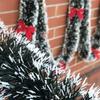1PCS 2M Christmas Eve Decoration Bar Tops Ribbon Garland Christmas Tree Kitchen Ornaments Wedding Party Decoration Prop