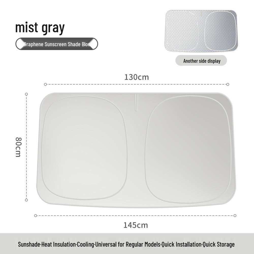 Thickened Windshield Sunshade Umbrella - Heat Insulation & Sun Protection