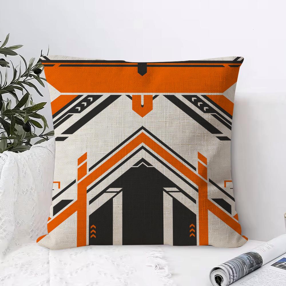 Game CCS Team Cushion Cover Eco Linen Pillow Case DoubleSided Print Breathable Durable Hidden Zipper Home Decor Gift