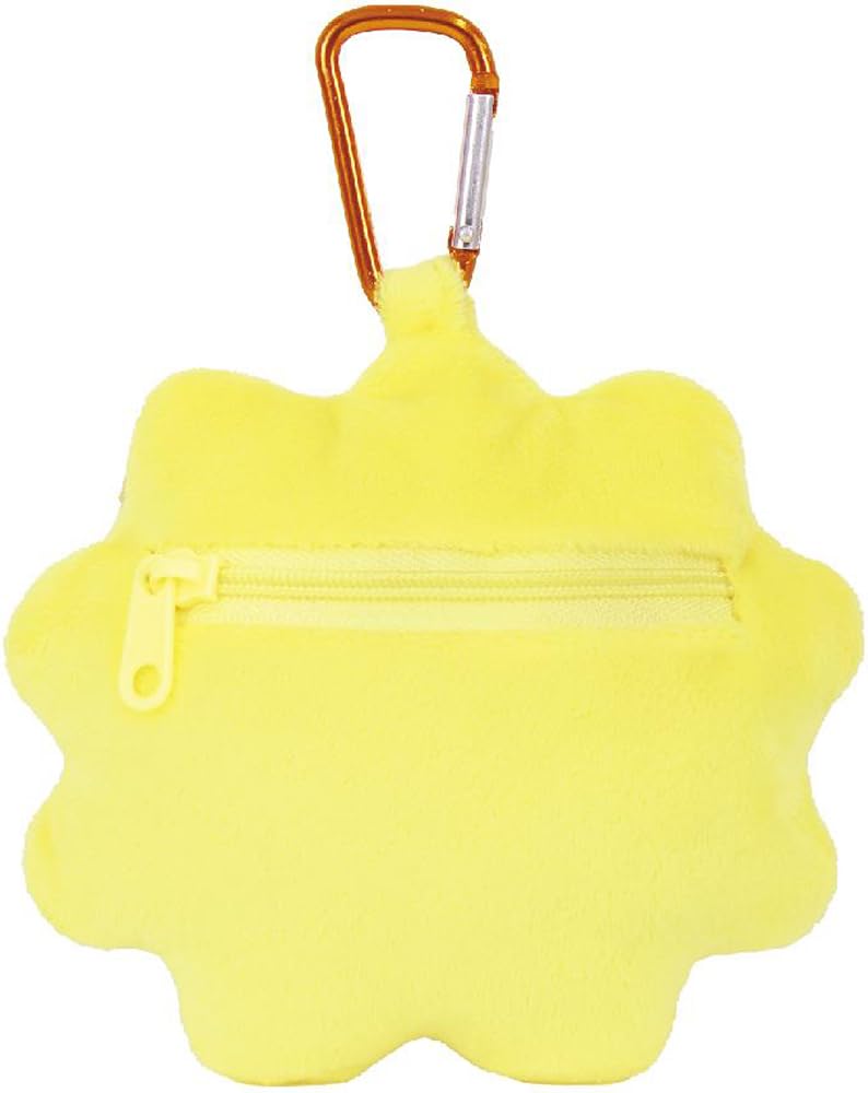 Tees Factory Tabekko Animal Lion-kun Plush Zipper Mascot with Carabiner, Approx. H110 x W120 x D65mm (excluding parts), TB-5546716LI