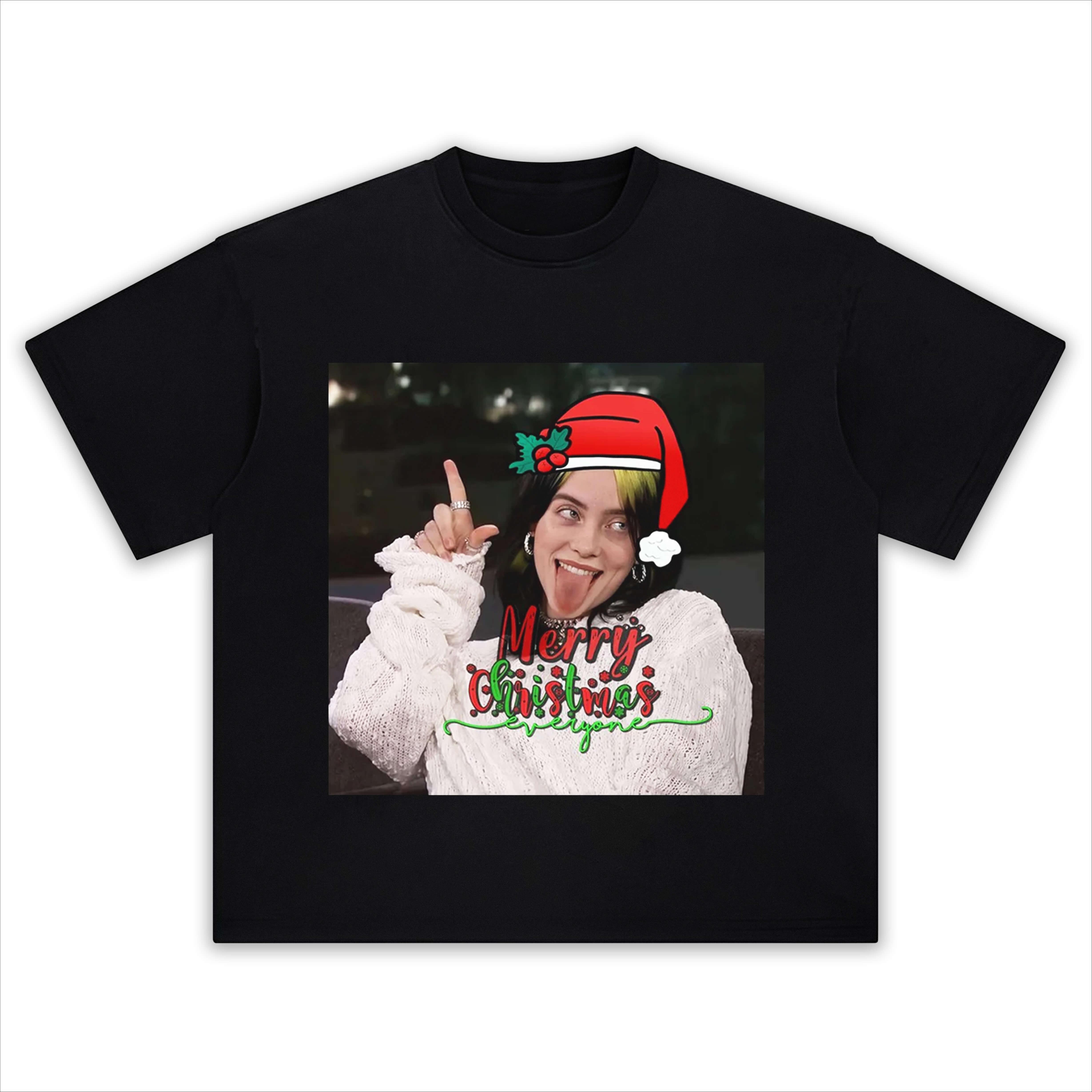 

Billie Eilish Y2k graphics 100cotton unisex shirt 2026 New Oneck Short Sleeve Unisexs Womens fashion hiphop Tshirt fan gifts 4XL