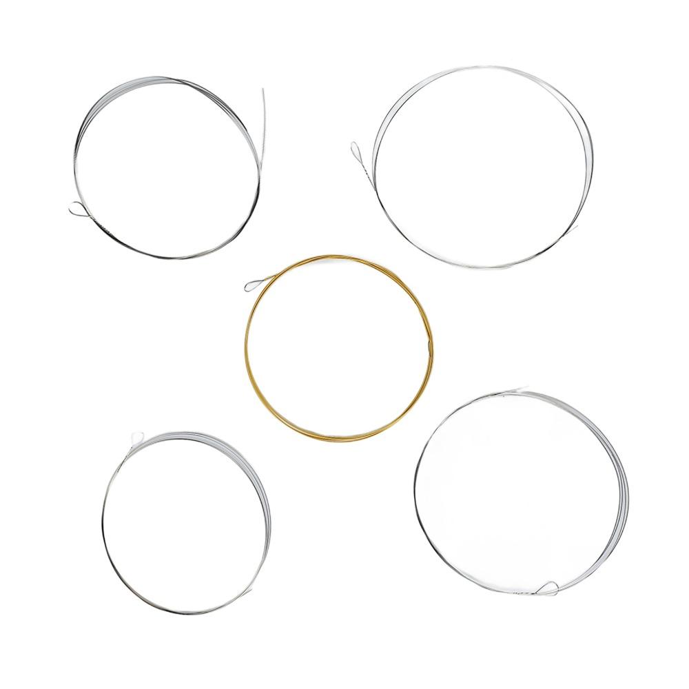 Silver+Golden Banjo String Set Stainless Steel Material Stainless Steel Strings For Banjo Playing