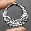 Viking Carving Pattern Men Necklaces Stainless Steel Pendant Chain Women Punk Fashion Jewelry New In Accessories Gifts
