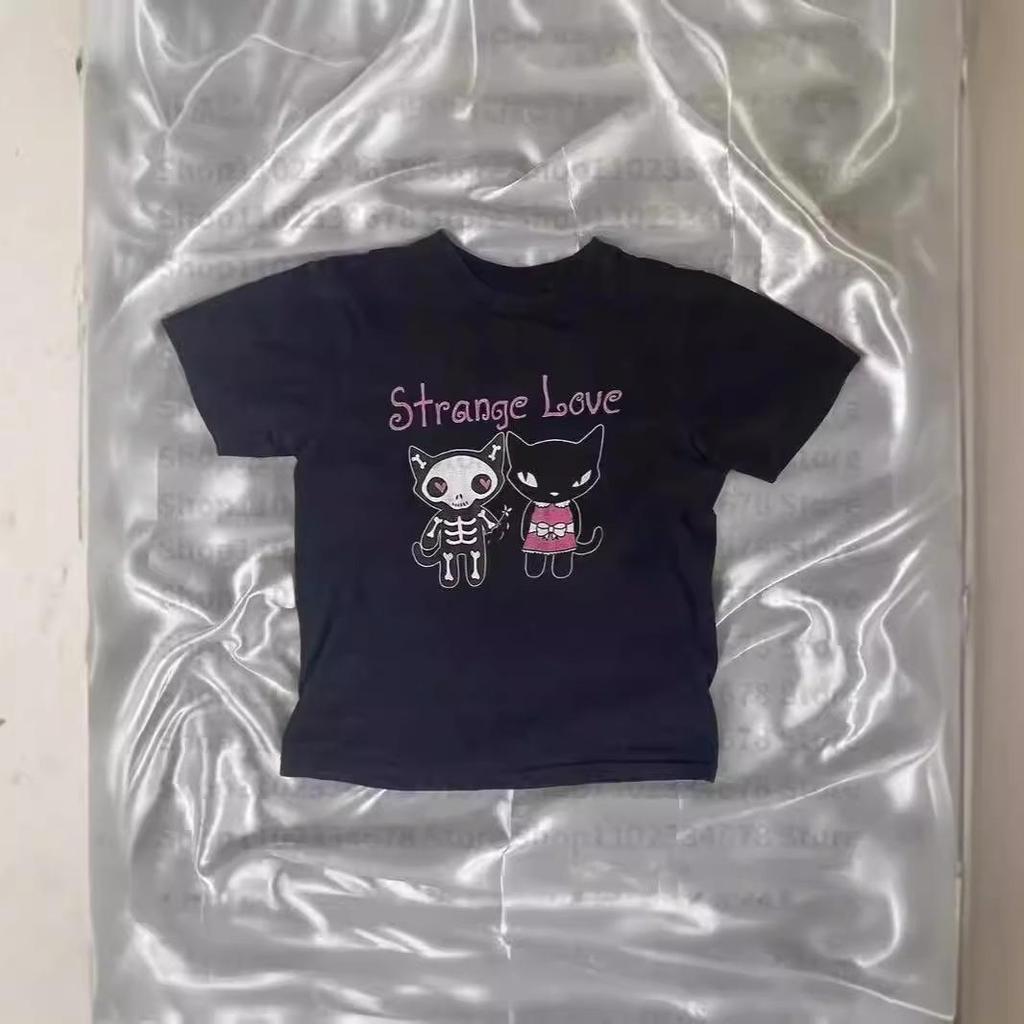 Y2K Retro Spicy Girl Harajuku Cannibal Corpse Japanese Vintage T-Shirt