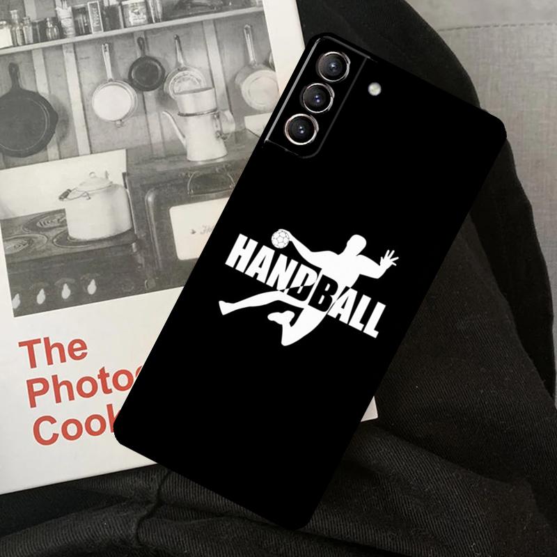 Handball Sport Phone Case For Samsung Galaxy S24 S22 S23 Ultra S20 S21 S24 FE S9 S10 Note 10 Plus 20 Ultra