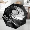 007 James Bond Theme Automatic Umbrella, Lightweight & Portable, 8 Rib, Perfect for Outdoor Travel, Birthdays, Christmas, Gifts.