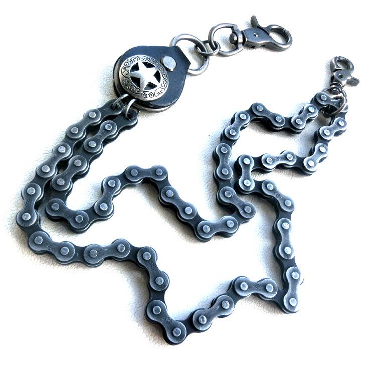 Trendy Hip Hop Star Shield Bicycle Waist Chain Pendant KL20