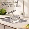 Falafel Press Mold Stainless Steel Meatball Maker 6/12-Hole Manual Meat for Homemade Easy to Clean Maker Beef Pork Fish Balls Non-Stick Shaper,
