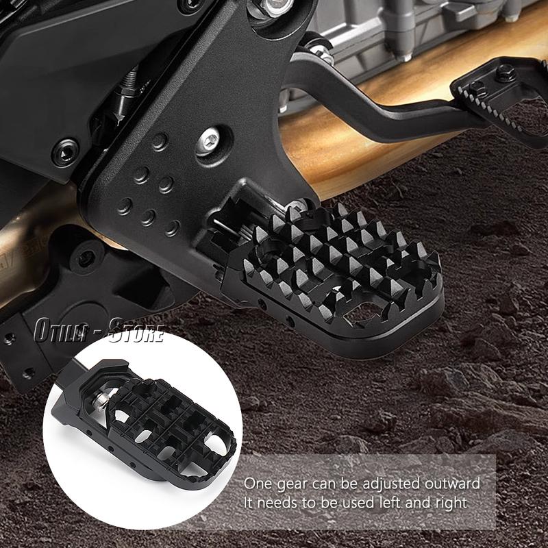 Motorcycle Accessories CNC Front Footrest Adjustable Extend Foot Pegs Foot Rest For CFMOTO 800MT CF 800 MT 900MT Explore