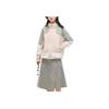 Anta Color Block Zipper Hooded Water Shell Three-In-One Fleece Jacket Women Jackets Green 962347607-3