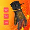 1 Paar Beheizte Handschuhe Wasserdicht Elektrische Heizhandschuhe Winddicht Touchscreen für Ski Radfahren für Motorrad für Sport Wandern