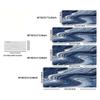 Large Black Marble Swirl XXL Mousepad Abstract Liquid Texture Deskmat Non-Slip Rubber Gaming Pc Keyboard Desk Gamer Mats